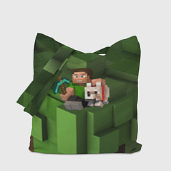 Сумка-шопер Minecraft Heroes Video game, цвет: 3D-принт