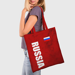 Сумка-шопер RUSSIA - RED EDITION - SPORTWEAR, цвет: 3D-принт — фото 2