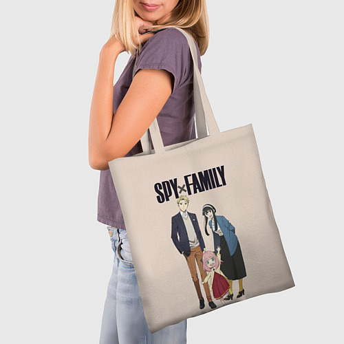 Сумка-шоппер Spy x Family Семья шпиона / 3D-принт – фото 3