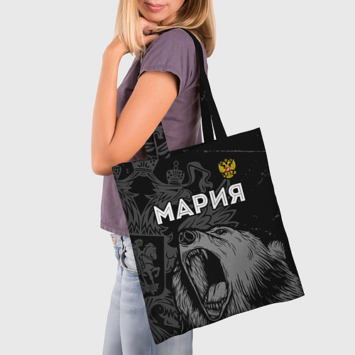 Сумка-шоппер Мария Россия Медведь / 3D-принт – фото 3
