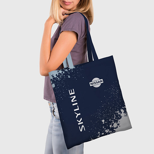 Сумка-шоппер NISSAN SKYLINE Краска / 3D-принт – фото 3