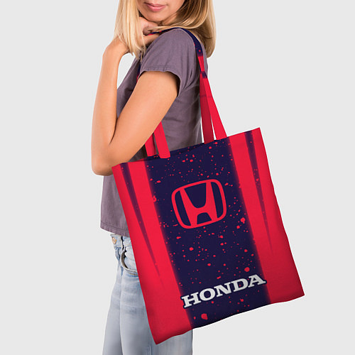 Сумка-шоппер HONDA DREAMS Линии / 3D-принт – фото 3