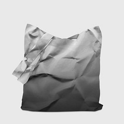 Сумка-шопер Мятая бумага Текстура Crumpled Paper Texture, цвет: 3D-принт