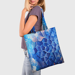 Сумка-шопер Blue scales, цвет: 3D-принт — фото 2