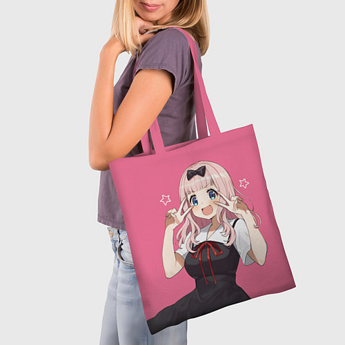 Сумка-шоппер Чика на позитиве / 3D-принт – фото 3