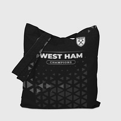 Сумка-шопер West Ham Champions Uniform, цвет: 3D-принт