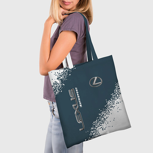 Сумка-шоппер LEXUS Autosport Спрей / 3D-принт – фото 3