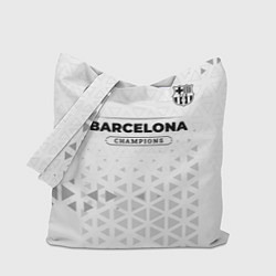 Сумка-шопер Barcelona Champions Униформа, цвет: 3D-принт