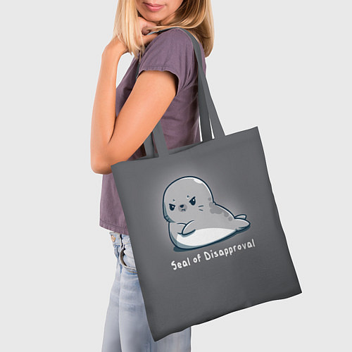 Сумка-шоппер Seal of Disapproval / 3D-принт – фото 3