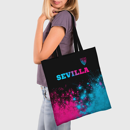 Сумка-шоппер Sevilla Neon Gradient / 3D-принт – фото 3