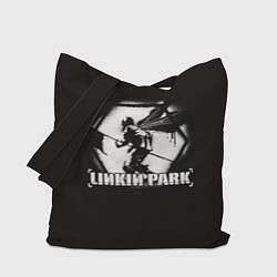 Сумка-шопер Linkin Park рисунок баллончиком, цвет: 3D-принт