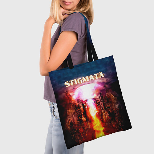 Сумка-шоппер Stigmata альбом / 3D-принт – фото 3