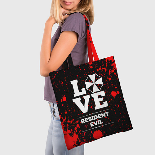 Сумка-шоппер Resident Evil Love Классика / 3D-принт – фото 3
