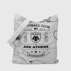 Сумка-шопер AEK Athens Football Club Number 1 Legendary, цвет: 3D-принт