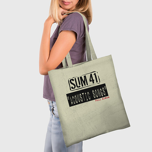 Сумка-шоппер Sum 41 - The Acoustics Full Album / 3D-принт – фото 3