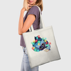 Сумка-шопер Хагги Вагги с гирляндой, цвет: 3D-принт — фото 2