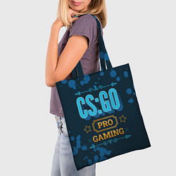 Сумка-шопер Игра CS:GO: PRO Gaming, цвет: 3D-принт — фото 2