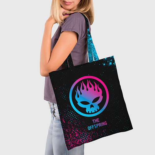 Сумка-шоппер The Offspring Neon Gradient / 3D-принт – фото 3