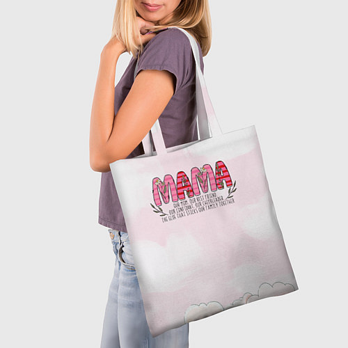 Сумка-шоппер Мама - лучшая подруга / 3D-принт – фото 3