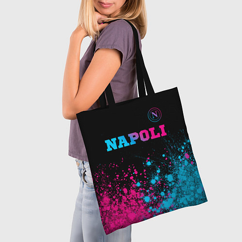 Сумка-шоппер Napoli Neon Gradient / 3D-принт – фото 3