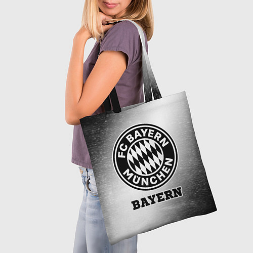 Сумка-шоппер Bayern Sport на светлом фоне / 3D-принт – фото 3