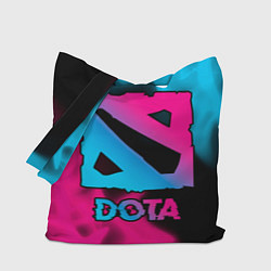 Сумка-шопер Dota Neon Gradient, цвет: 3D-принт