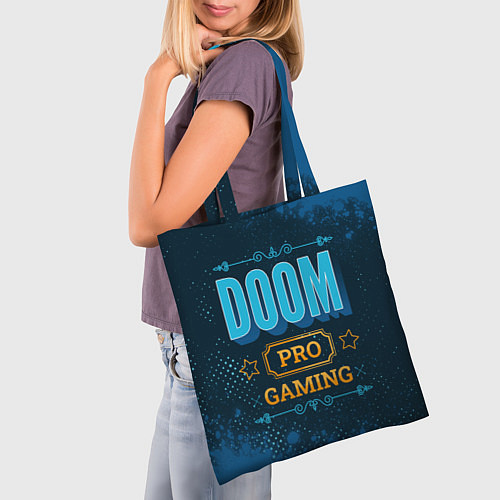Сумка-шоппер Игра Doom: pro gaming / 3D-принт – фото 3