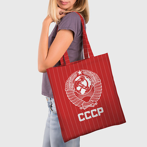 Сумка-шоппер Герб СССР Советский союз / 3D-принт – фото 3