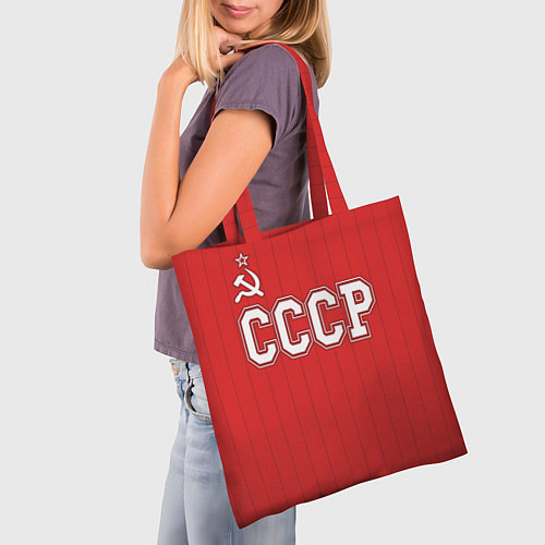 Сумка-шоппер Союз Советских Социалистических Республик / 3D-принт – фото 3