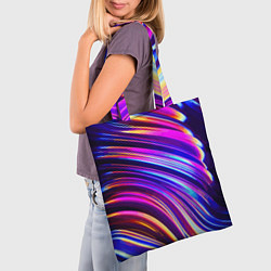 Сумка-шопер Яркая цветная композиция, цвет: 3D-принт — фото 2