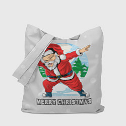 Сумка-шопер Dab Santa Merry Christmas, цвет: 3D-принт