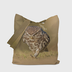 Сумка-шопер Штош - мем - совёнок, цвет: 3D-принт
