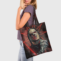 Сумка-шопер Mick Thomson-Slipknot, цвет: 3D-принт — фото 2