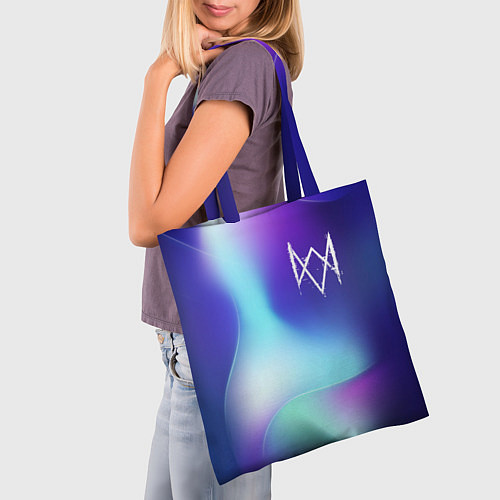 Сумка-шоппер Watch Dogs northern cold / 3D-принт – фото 3