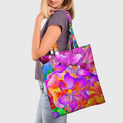 Сумка-шопер Flower Illusion, цвет: 3D-принт — фото 2