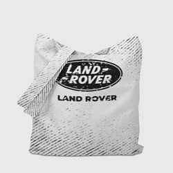 Сумка-шопер Land Rover с потертостями на светлом фоне, цвет: 3D-принт