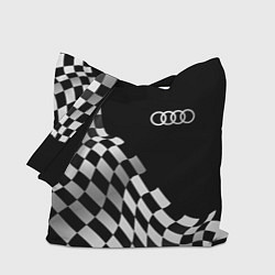 Сумка-шопер Audi racing flag, цвет: 3D-принт