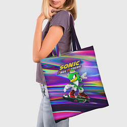 Сумка-шопер Jet-the-hawk - Sonic Free Riders, цвет: 3D-принт — фото 2