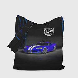 Сумка-шопер Dodge Viper SRT GTS, цвет: 3D-принт