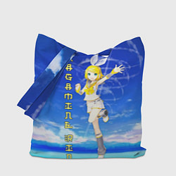Сумка-шопер Кагамине Рин - Kagamine Rin вокалоид, цвет: 3D-принт