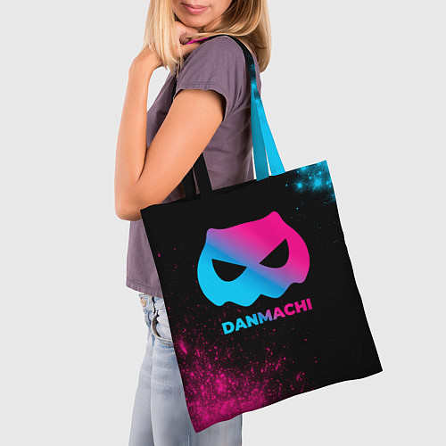 Сумка-шоппер DanMachi - neon gradient / 3D-принт – фото 3
