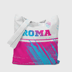 Сумка-шоппер Roma neon gradient style: символ сверху