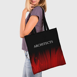 Сумка-шопер Architects red plasma, цвет: 3D-принт — фото 2