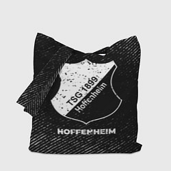 Сумка-шопер Hoffenheim с потертостями на темном фоне, цвет: 3D-принт