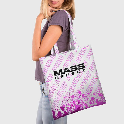 Сумка-шоппер Mass Effect pro gaming: символ сверху / 3D-принт – фото 3