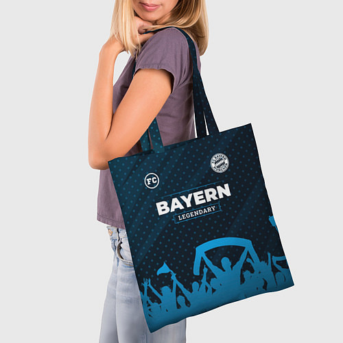 Сумка-шоппер Bayern legendary форма фанатов / 3D-принт – фото 3