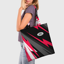Сумка-шопер Land Rover fast lines, цвет: 3D-принт — фото 2