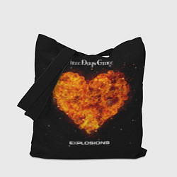 Сумка-шопер Explosions - Three Days Grace, цвет: 3D-принт