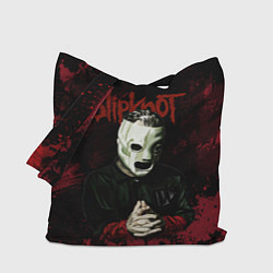 Сумка-шопер Slipknot dark art, цвет: 3D-принт