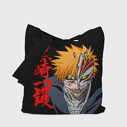 Сумка-шопер Ичиго Куросаки - облик пустого, цвет: 3D-принт